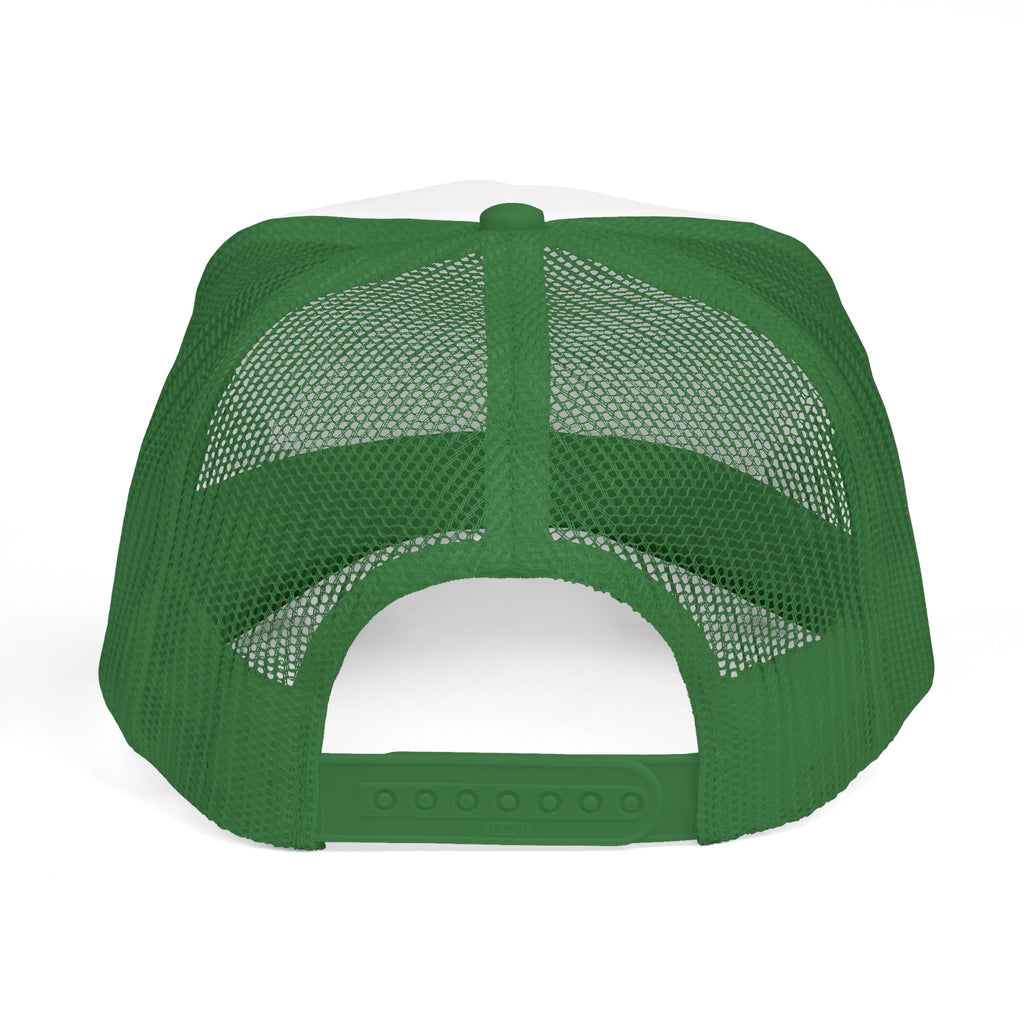 Trucker Cap — Retro Microphone 'Live Music' Embroidered Hat